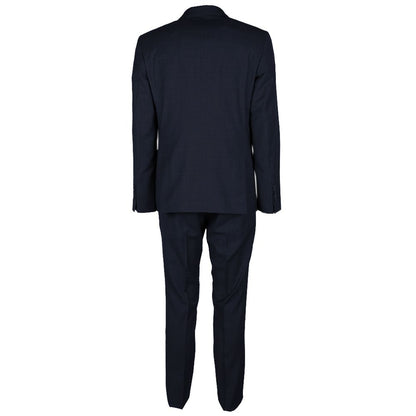 Blue Wool Vergine Suit