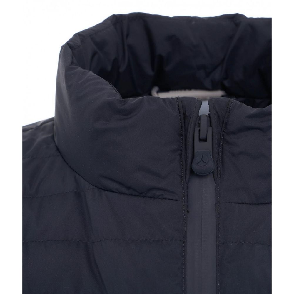 Sleek Blue Puffer Vest for a Modern Look