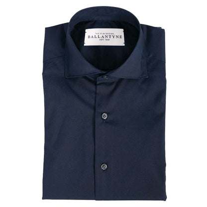 Elegant Spread Collar Cotton Shirt