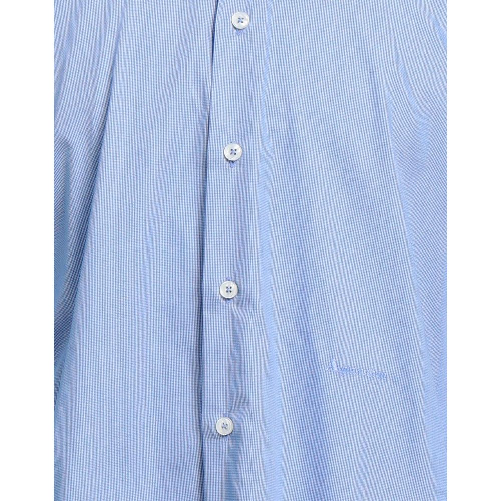 Elegant Light Blue Cotton Shirt