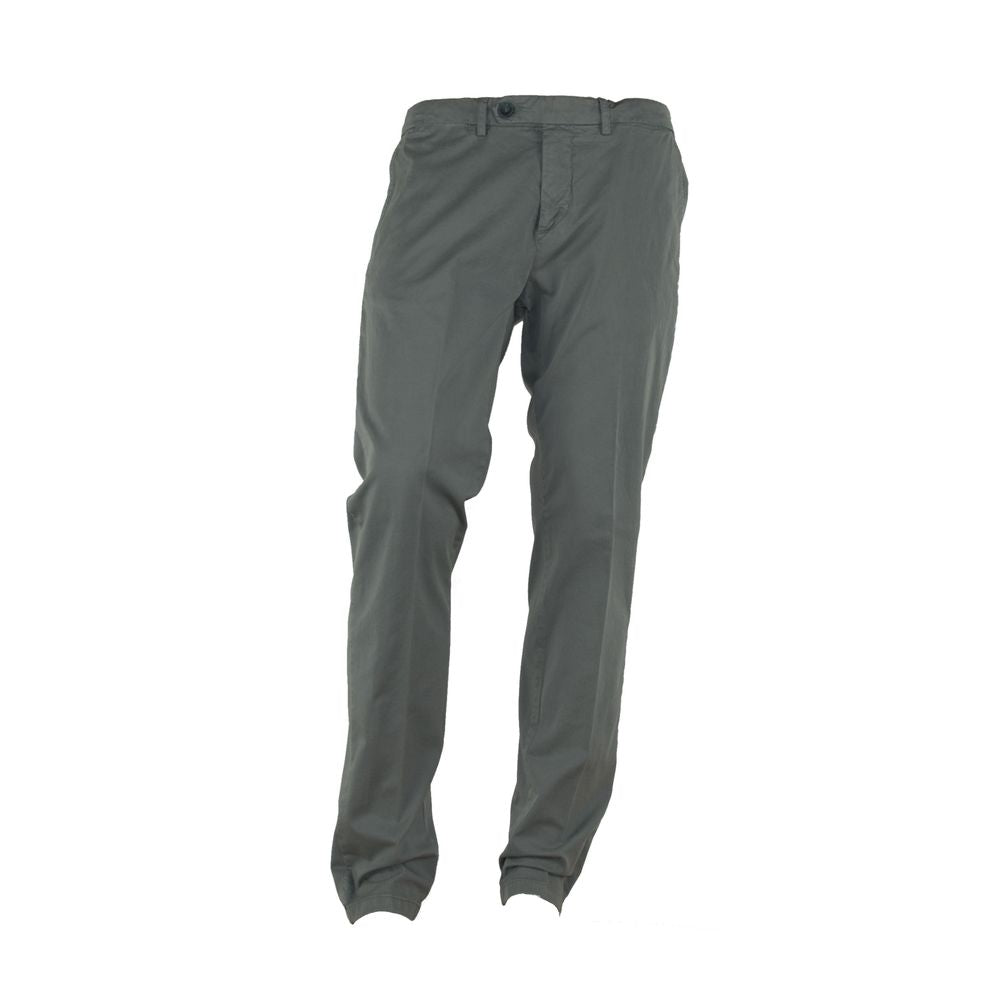 Elegant Summer Italian Cotton Trousers