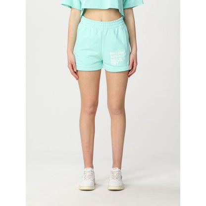 Chic Green Cotton Shorts - Casual Luxury Wear