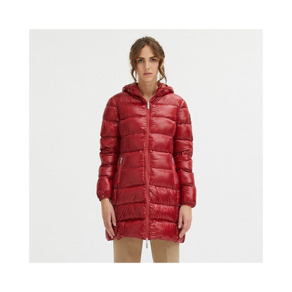 Reversible Goose Down Long Jacket in Pink