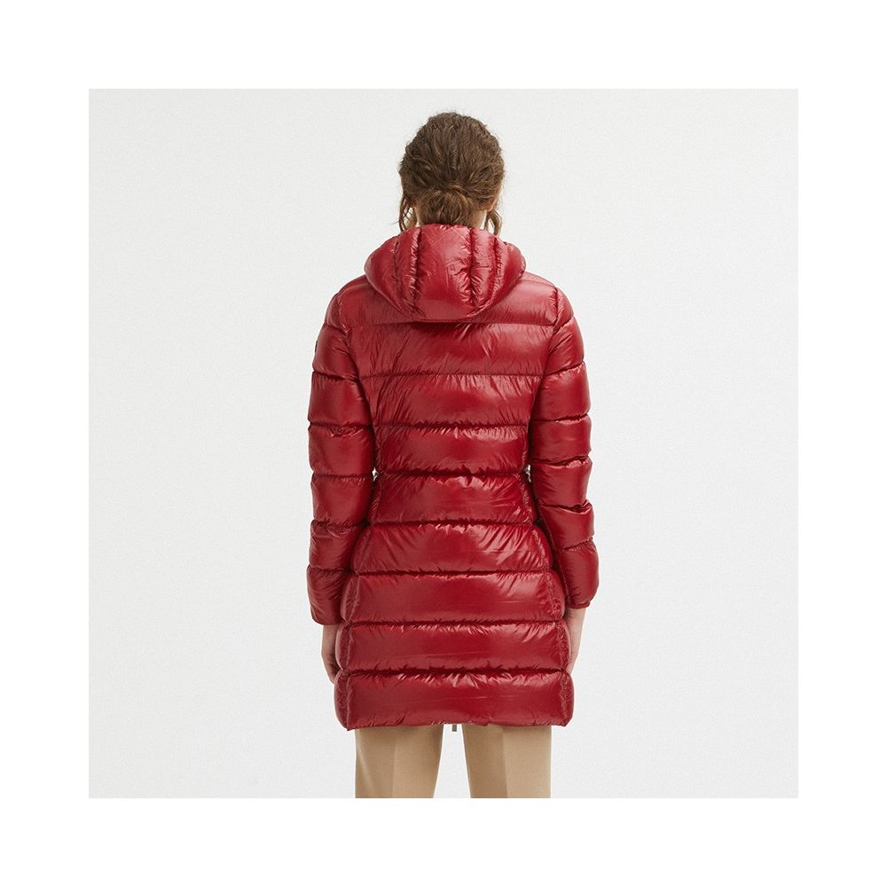 Reversible Goose Down Long Jacket in Pink