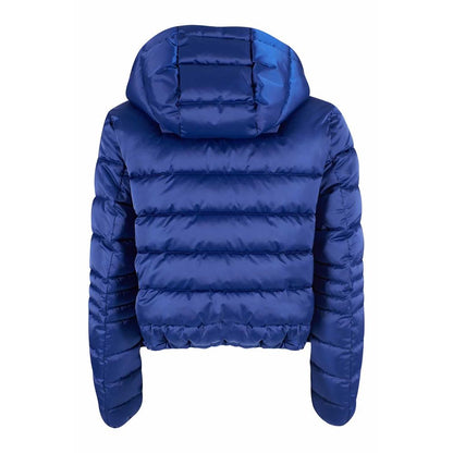 Chic Zippered Short Down Jacket with Hood