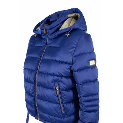 Chic Zippered Short Down Jacket with Hood