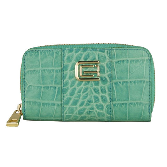 Chic Turquoise Leather Keyholder