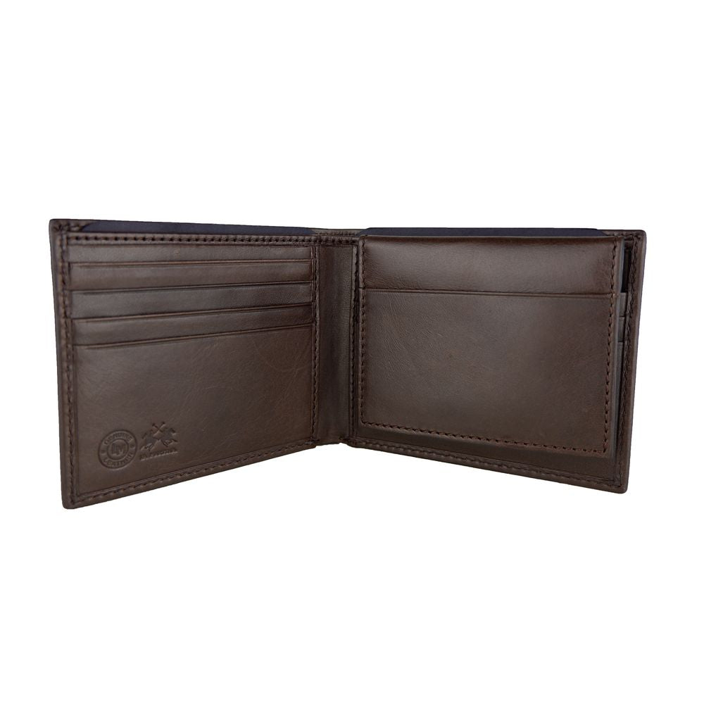 Elegant Dark Brown Leather Wallet