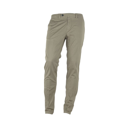 Elegant Beige Summer Trousers for Men