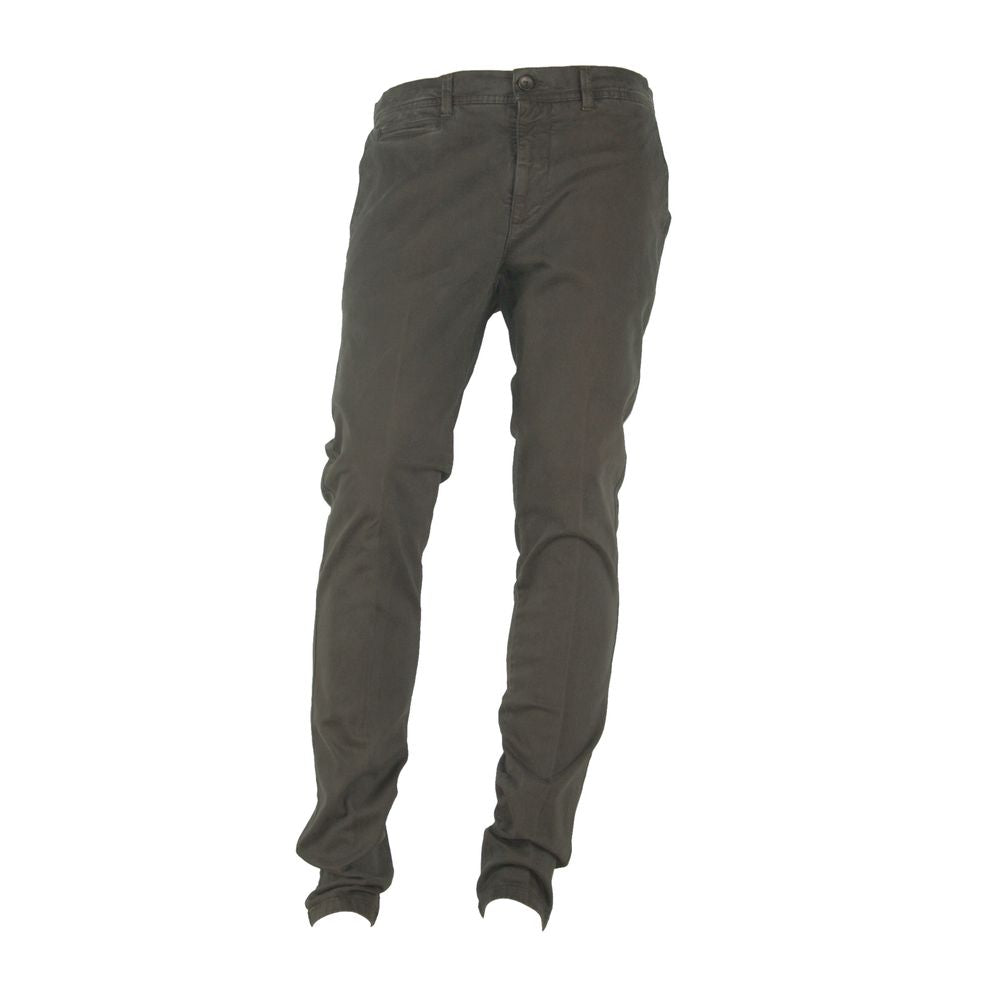 Elegant Italian Cotton Blend Pants