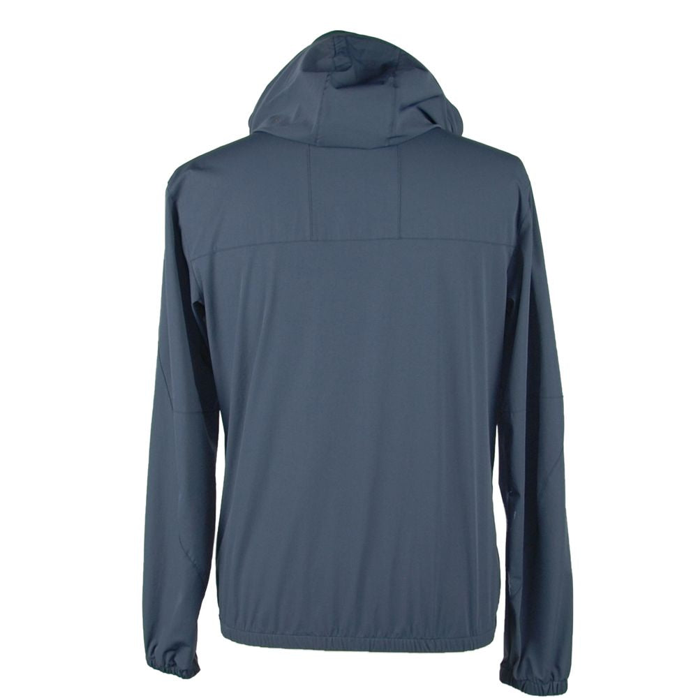 Sleek Synthetic Hooded Jacket