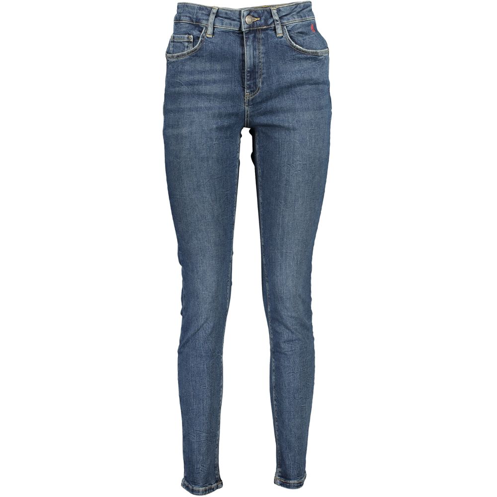 Blue Cotton Jeans & Pant