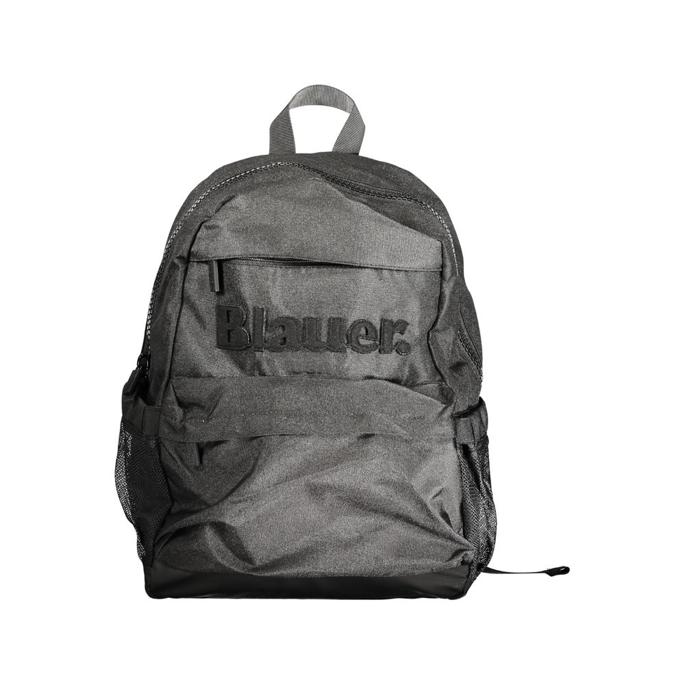 Black Polyester Backpack