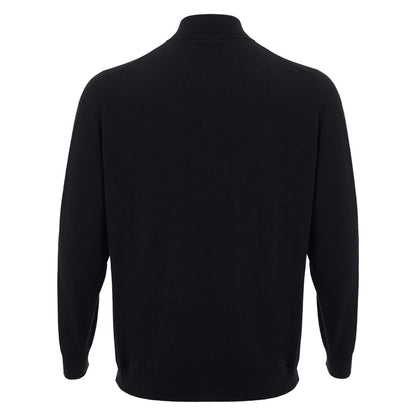 Italian Cashmere Men's Luxe Black Sweater