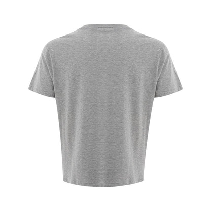 Elegant Gray Cotton T-Shirt