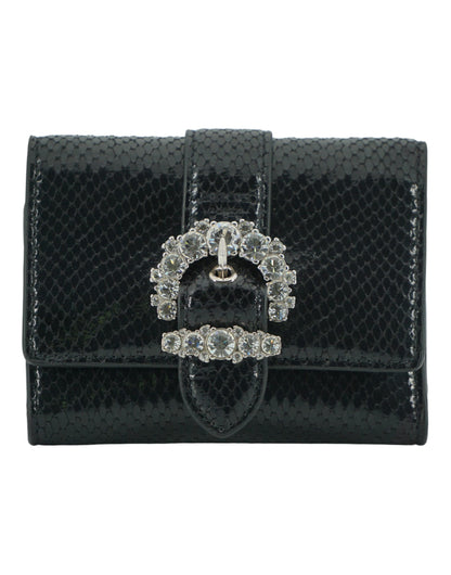 Black Leather Cheri Wallet