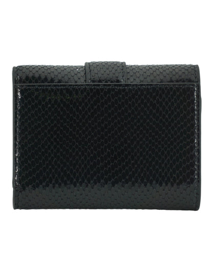 Black Leather Cheri Wallet