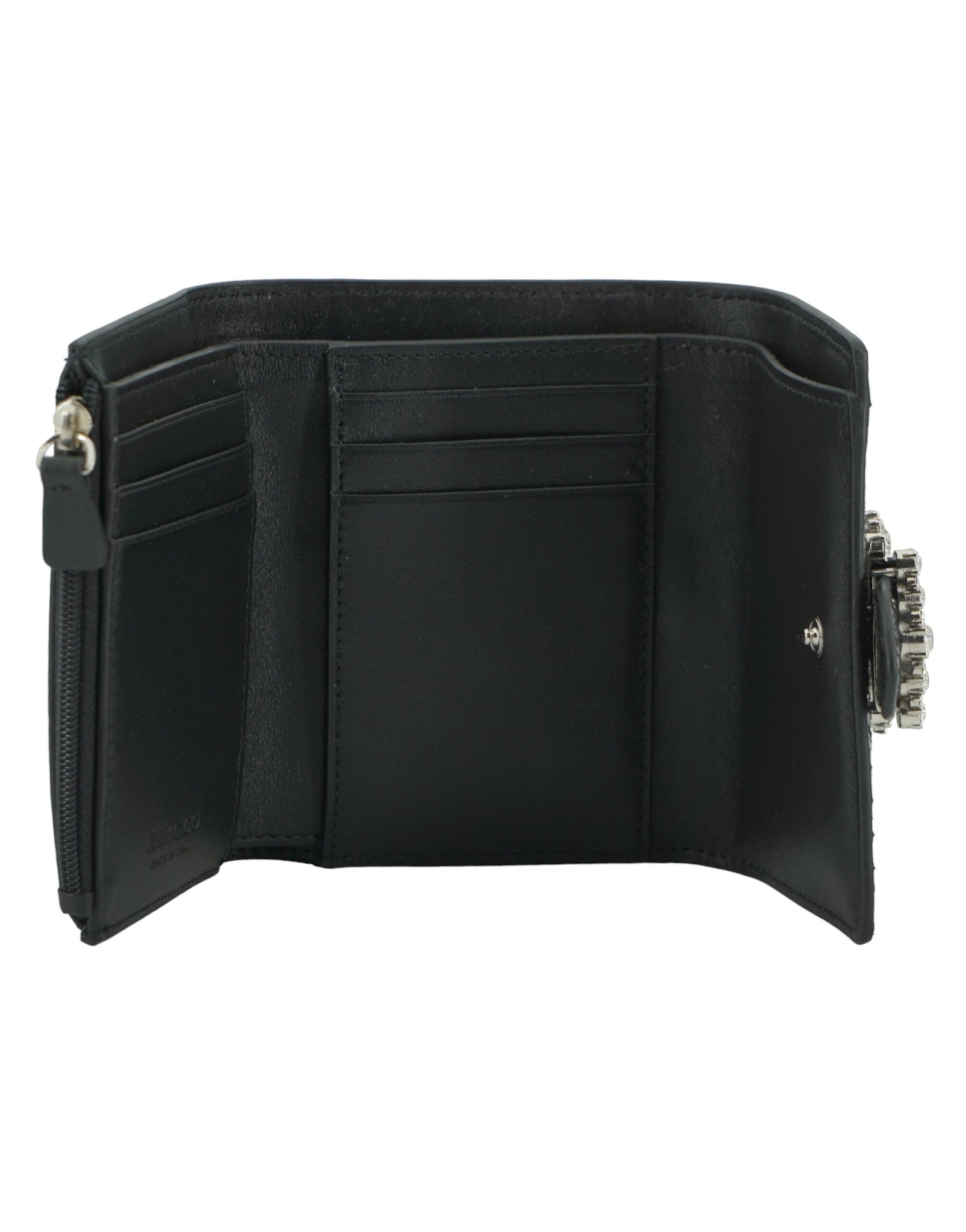 Black Leather Cheri Wallet