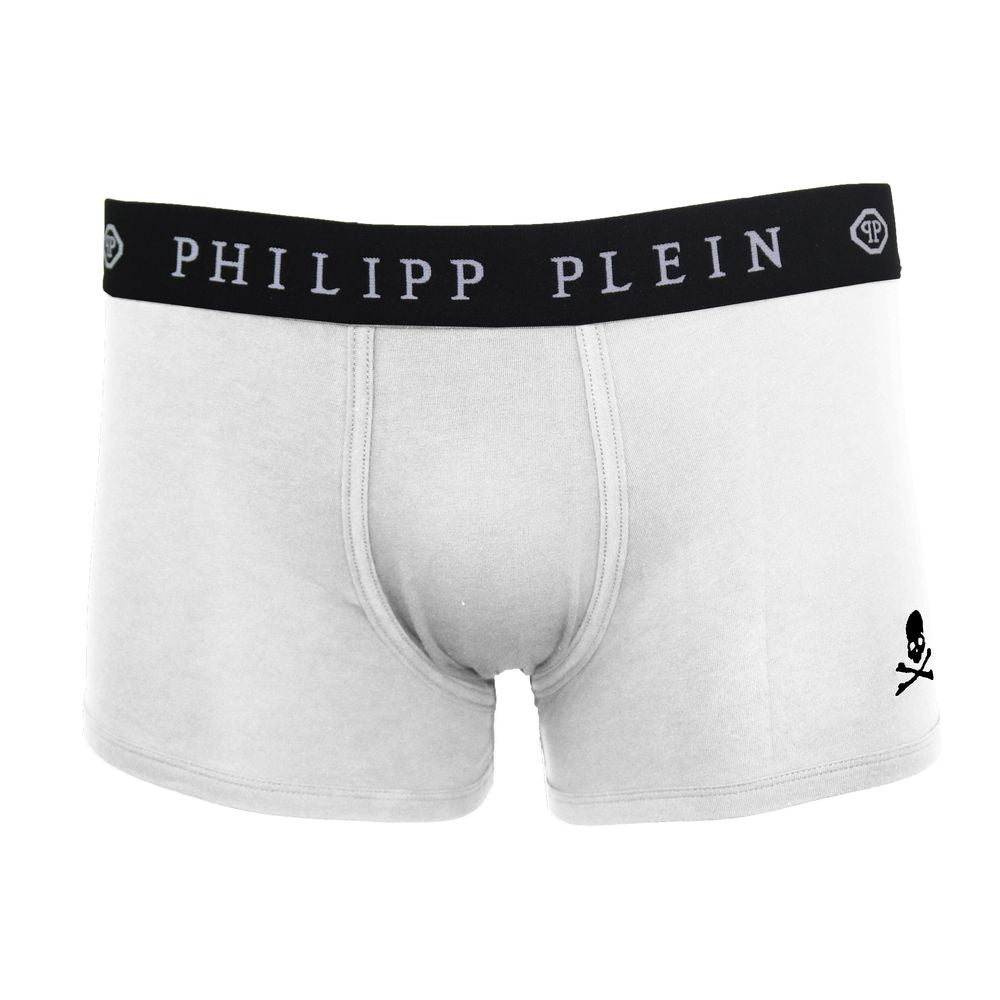 White Cotton Men's Boxer