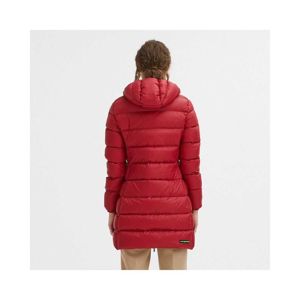 Ethereal Pink Down Jacket with Japanese Hood