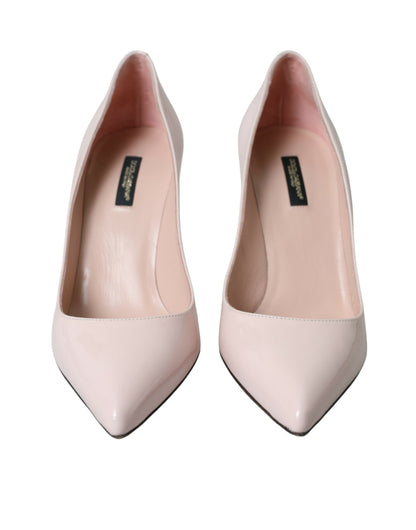 Light Pink Leather Bellucci Heels Pumps Shoes