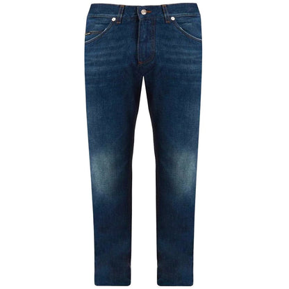 Blue Cotton Jeans & Pant