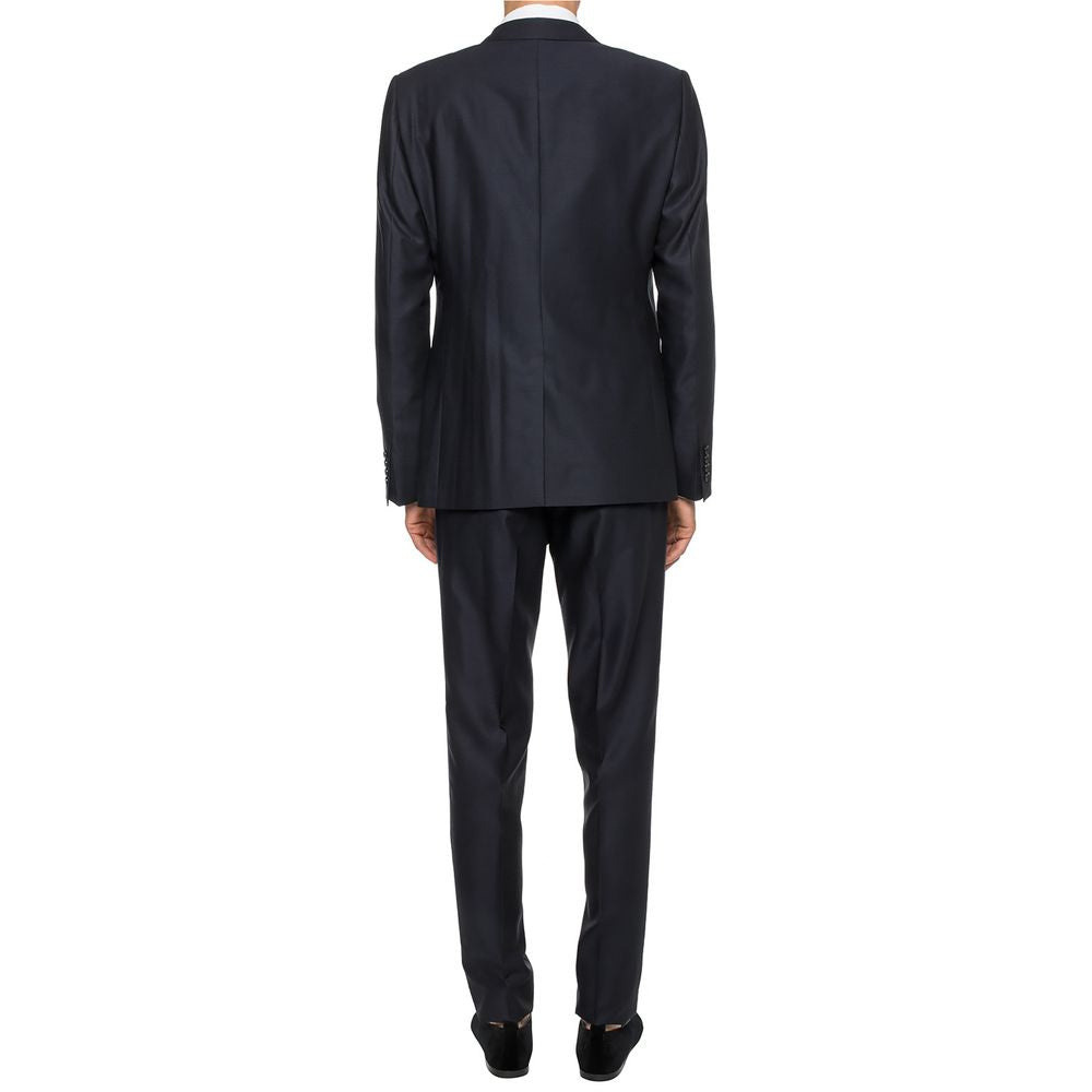 Blue Wool Vergine Suit