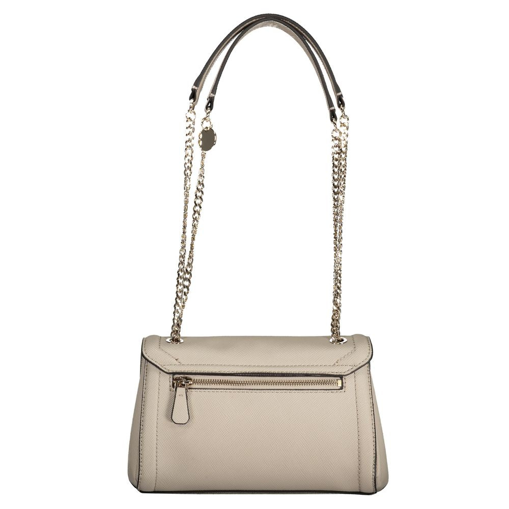 Gray Polyethylene Handbag