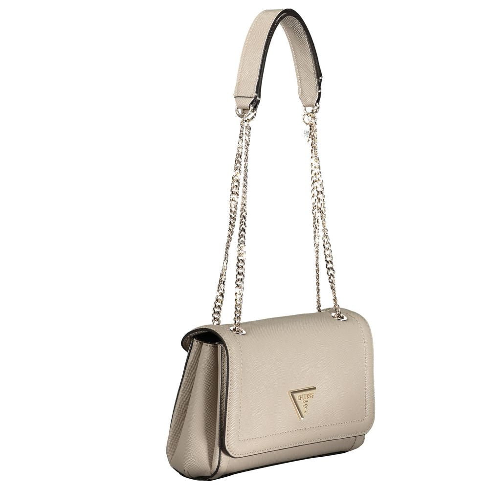 Gray Polyethylene Handbag