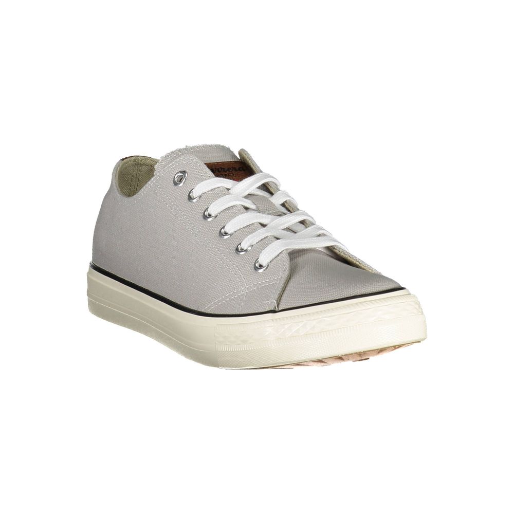 Gray Polyester Sneaker