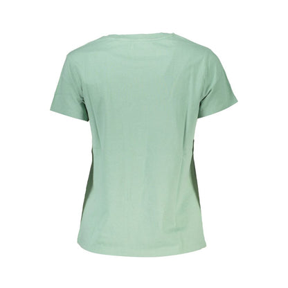 Green Cotton Tops & T-Shirt