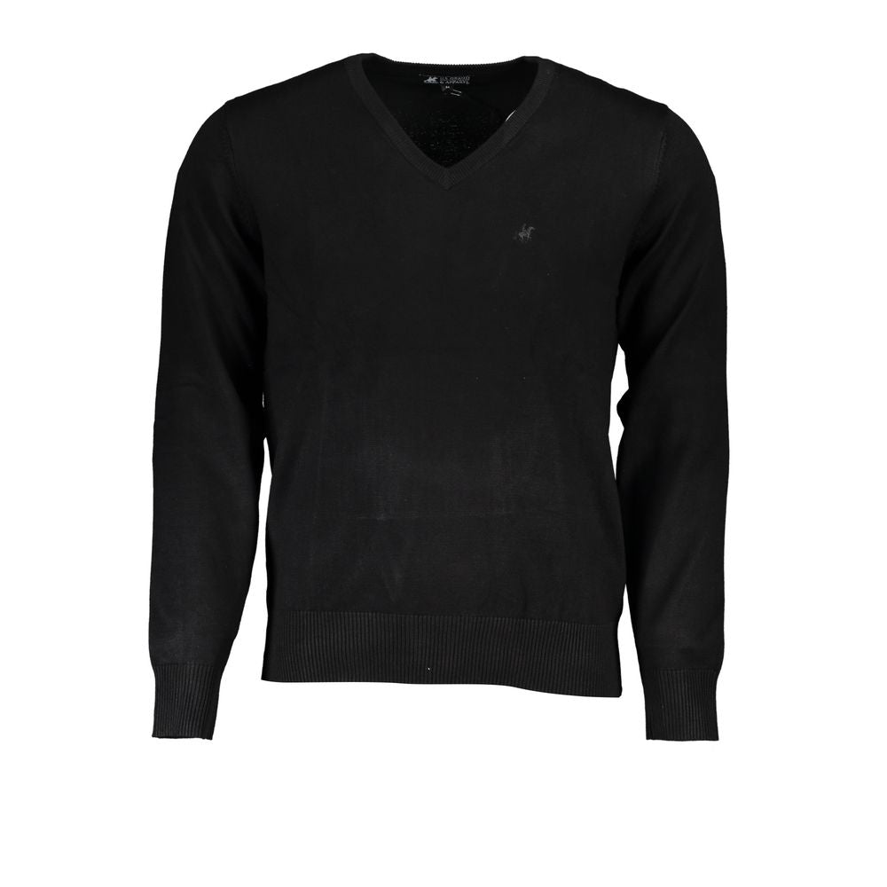 Black Nylon Sweater