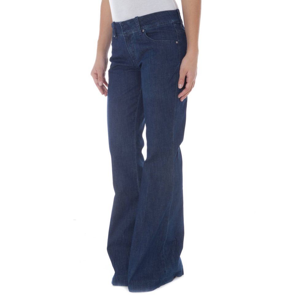 Blue Cotton Jeans & Pant