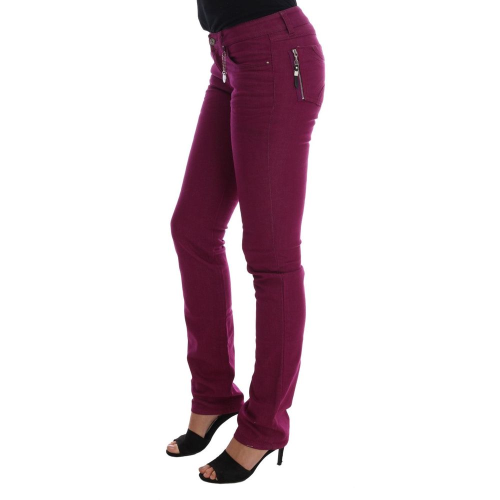 Purple  Jeans & Pant