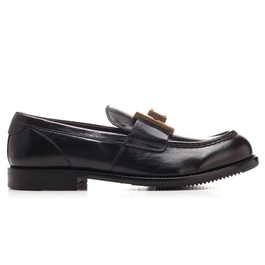 Black Leather Di Calfskin Loafer