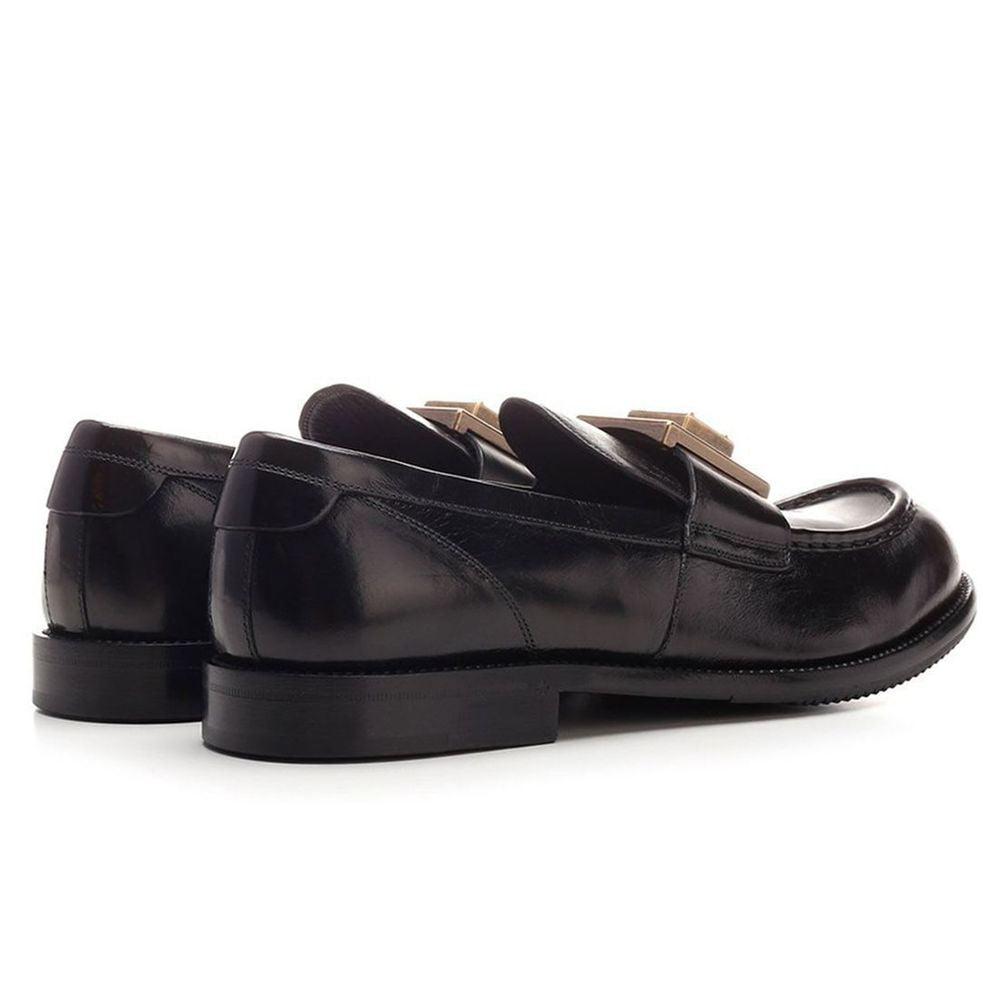 Black Leather Di Calfskin Loafer