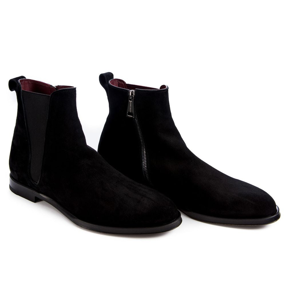 Black Leather Di Calfskin Boot