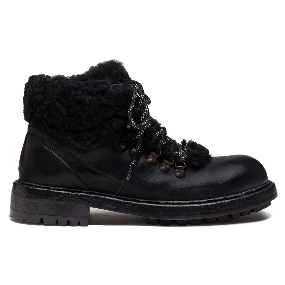 Black Leather Di Calfskin Boot