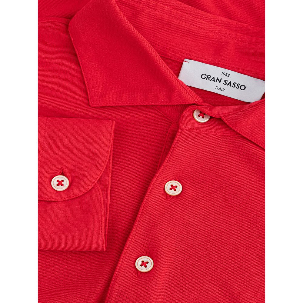 Fuchsia Italian Cotton Polo Shirt