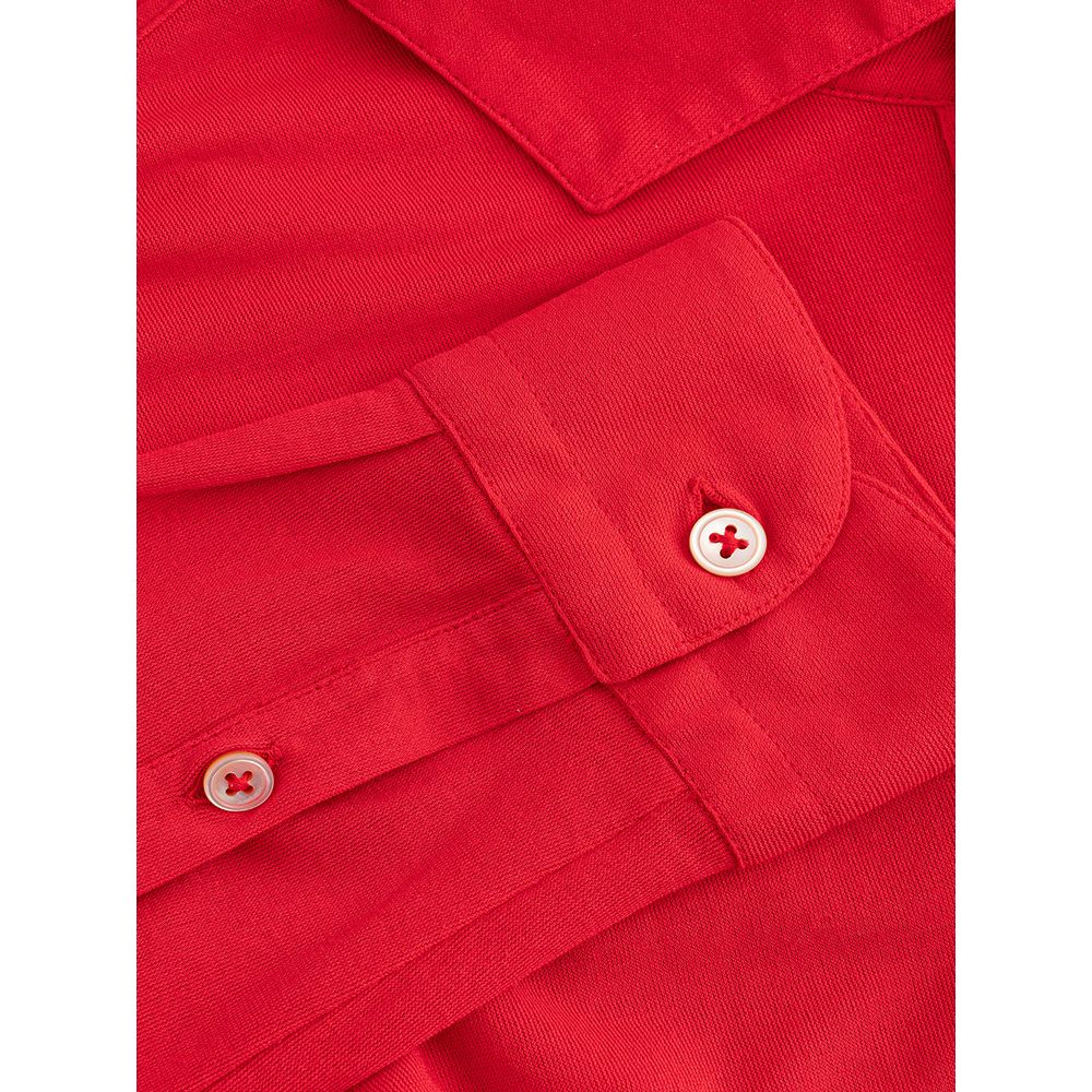 Fuchsia Italian Cotton Polo Shirt