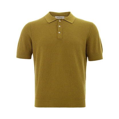 Elegant Green Cotton Polo