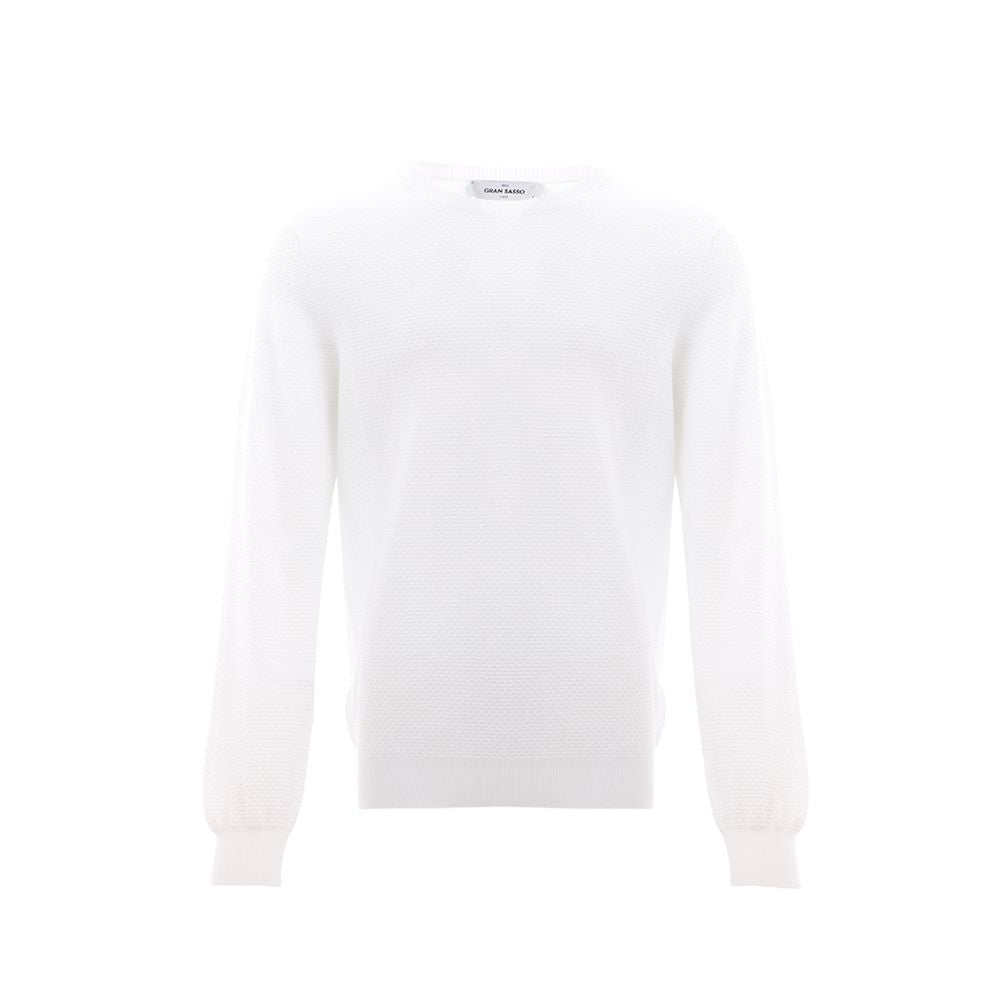 Elegant Italian White Cotton T-Shirt