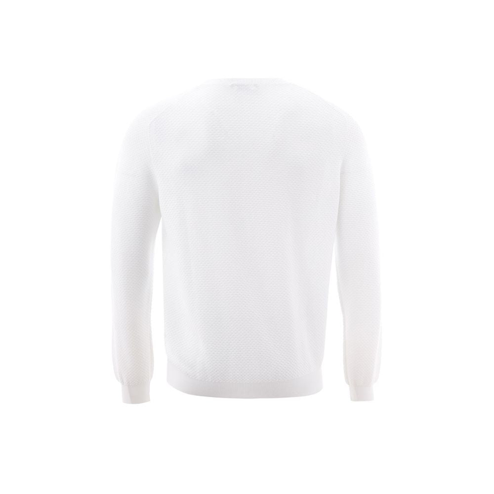 Elegant Italian White Cotton T-Shirt