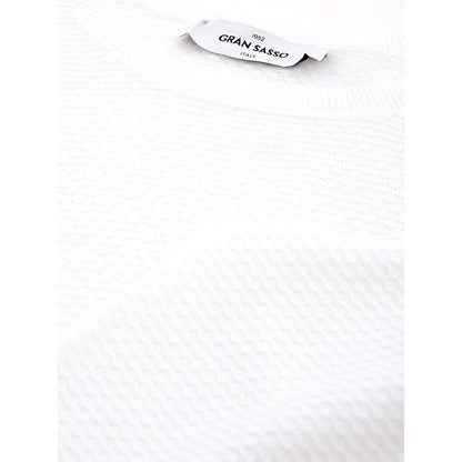 Elegant Italian White Cotton T-Shirt