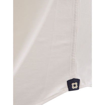 Elegant White Cotton Men's Shirt