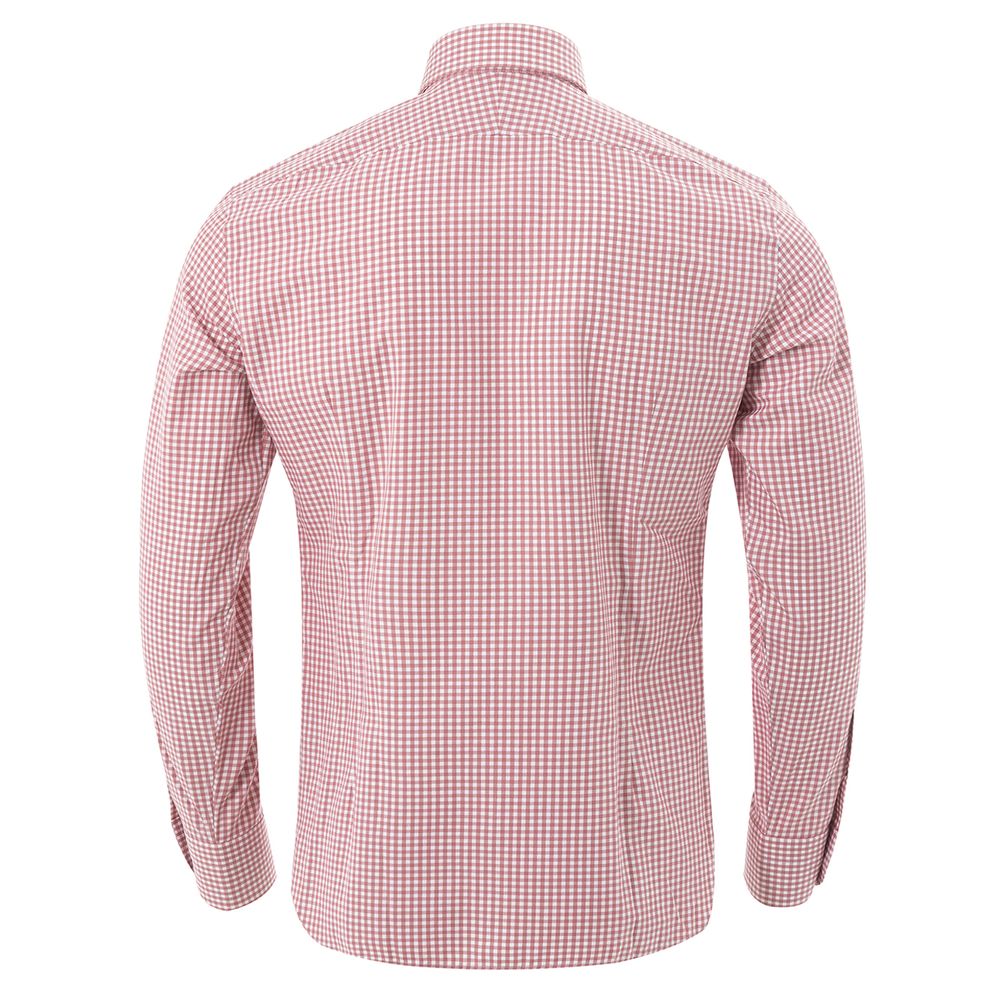 Elegant Cotton Pink Men's Shirt