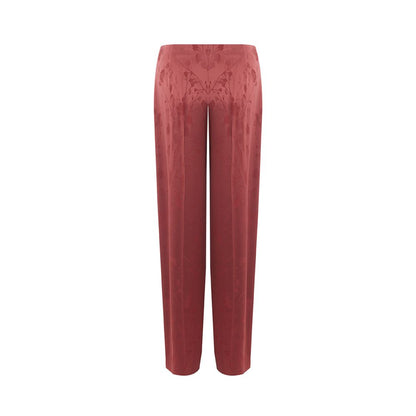 Elegant Red Tailored Pants