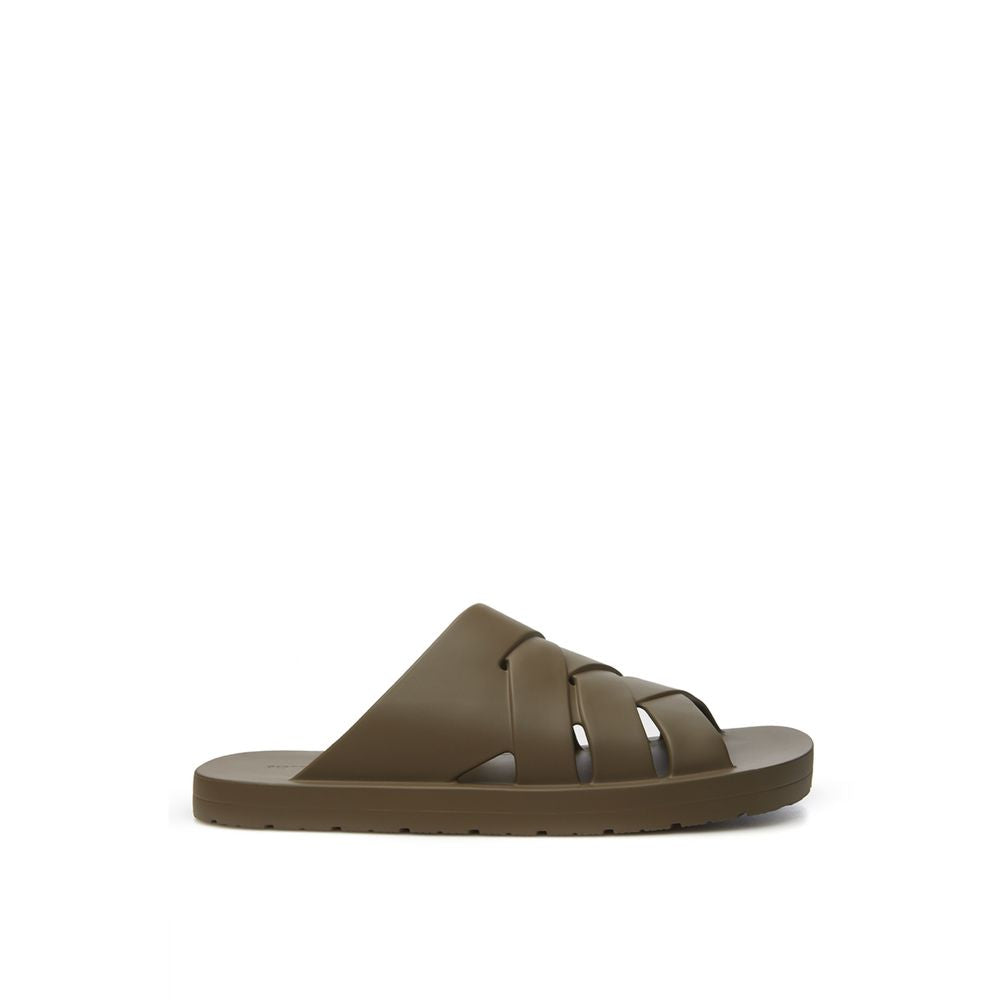 Brown Cotton Sandal