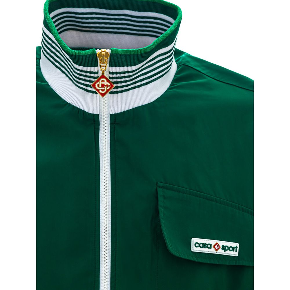 Green Polyester Jacket