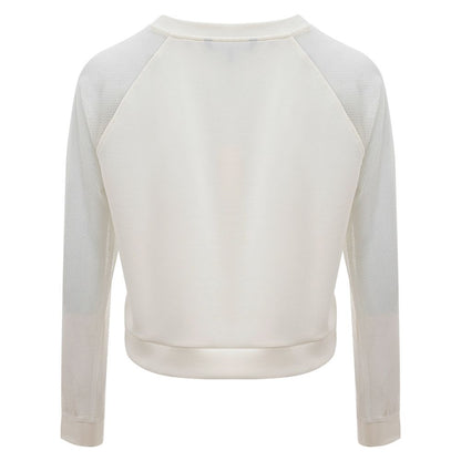 Elegant White Polyamide Sweater